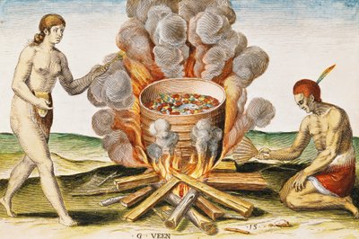 Cooking Food in a Terracotta Pot, from 